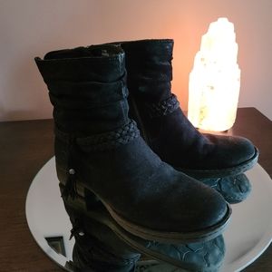 Born Black Suede Boots